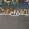 Mattor Vintage Grid Pattern Kitchen Rug Filt Material Bedroom Rectangle