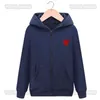 Ontwerper Cdgs Classic Hoodie Fashion Play Little Red Peach Heart Printed Heren- en dameshoodie met capuchon