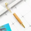14 Color Creative DIY Big Empty Tube Ballpoint Pens Metal Pen Self-filling Floating Glitter Dried Flower Crystal Pen