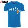 Venerdì Bere alla birra O Neck Men T-Shirt Programma di tempo divertente martedì mercoledì giovedì Stampa digitale T-shirt di cotone 220509