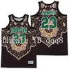 qqq8 NCAA 23 James JAMES 13 HARDEN KAWHI 22 LEONARD DENNIS 10 RODMAN ALTERNATE JERSEY Irish High School 100% Stitched Basketball Jersey