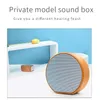 Деревянный зерно беспроводной динамик Bluetooth Portable Mini Subwoofer