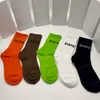 Socks Mens Womens Fashion stocking Sport cotton embroidery trend Hip Hop cotton 5 pairs box men's stockings