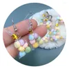 Baumelnde Ohrringe Kronleuchter Lustige Süßigkeiten Niedlich Für Frauen Kawaii Anhänger Statement Fashion Food Macaron Coole Teenager Weiblich Trendy