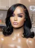 Body Wave X X Lace Front Bront Hair Hair S for Women Short Bob Brazilian Remy X Up 220606
