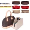 Para Alma Insert Bag Organizer Makeup Small Handbag Organizer Inner Purse Portable Cosmético Bing Shell Bag Organizer Christmas 220721