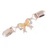 Cardigan broche pull châle Clips perle papillon breloque broche broches Clip collier bijoux broches vêtements accessoire