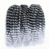 Cabelo de crochê de 8 polegadas para mulheres negras para mulheres, coragem de cabelos sintéticos de trança de tranças