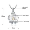 Pendant Necklaces Utimtree Arrival Box Chain Silver Pendants For Women Girls Flower Statement Necklace Jewelry Valentine's Days GiftPend