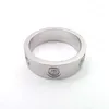 Love Ring męskie pierścionki projektant pierścionków biżuteria dla kobiet Stal tytanowa Szerokość 4 5 6 mm Nigdy nie blakną Nie uczulają Zespół
