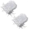 Jewelry Pouches Bags 50X Silver Organza Wedding Favor Gift Bag Pouch 12x10cm Rita22