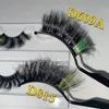 False Eyelashes 3D Color Lashes Ombre Natural Long Colorful Dramatic Makeup Fake Lash Party Colored For Cosplay Halloween