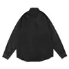 Men's Casual Shirts Designer Luxurys Designers Mens Dress Shirt Menswear Fashion Society Black Men Solid Color Business Man Long Sleeve M-3XL#112 L59D