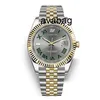 Top V3 Automatic 2813 ساعة ميكانيكية للرجال الكبير Magnifier Datejust 41mm من الفولاذ المقاوم للصدأ من الفولاذ المقاوم المقاوم للصلب المقفل الصلب الرئيس رجال الساعات الذكور wjrz