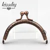 KISSDIY 10 pcs/lot 8.5cm 5 Color mix Metal Purse Frame kiss clasp Handle for Bag Sewing Craft Tailor Sewer bag accessory 220623