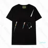2022-Kadın Erkek Tasarımcılar T Shirt Tişörtleri Moda Hayvan Mektubu Baskı Kısa Kollu Bayan Tees Luxurys Bayan Günlük Giysiler