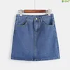 Röcke Röcke 2022 Sommer Jeans Mini für Mädchen Plus Size Casual Minirock Streetwear A-Linie Rock eingetroffen Denim Falda