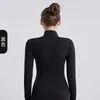 Yoga Jacket Women's Zipper Pocket Sports Top Running Fitness Cardigan Gym Clothes Lady Girl Workout Exercise Shirt Coat