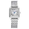 Wiilaa Mulheres assistem 2022 Stainls SIER RHintone Watch for Women Feminino Relógio Relógio Feminino Diamante