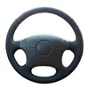 Steering Wheel Covers Customized Original Car Cover For 2004-2011 Elantra Old Black Leather Braid WheelSteering CoversSteering