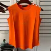 Ünlü Bayan Tasarımcı T Shirt Yüksek Kaliteli Yaz Kolsuz Tees Kadın Giyim Üst Kısa Kollu Boyut S-XL