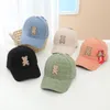 Lovely Baby Hat Embroidery Bear for Kids Boy Girls Baseball Cap Outdoor Casual Spring Autumn Children Sun Visor Hats