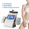 Mini 6 in 1 40k Cavitation Ultrasonic Lipolysis RF Slimming Machine Vacuum Pressotherapy Liposuction Body Sculpting For Lipo Laser Fat Wrinkle Removal Home Use