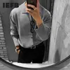 IEFB мужская одежда Kintceed поло рубашки поло осенью одиночные грубые вершины свободный корейский стиль повседневный отворот верхняя одежда блузка 9Y4247 220411