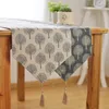 6 33cm 160 180 200 220 240cm 5Size Table Runner Tree moderne Tree Chirstmas Party De Decor Crafts Cotton 220615