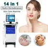 14 I 1 Ultraljud Hydra Water Facial Microdermabrasion Beauty Equipment Oxygen Sprayer RF Bio Face Drawing Diamond Dermabrasion