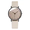 Wristwatches Top Style Fashion Women's Simple Dial Leather Band Analog Quartz WristWatch Pink Ladies Watch Women Dress Clock #75Wristwatches