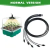 Grow Lights Pack plantorbricka med lätt växtfröstartspaglar kit växthus som växer hål 12 cell per traygrow