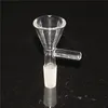 Glasbong-Shisha-Schalen Klare runde Glas-Tabakschale 10 mm 14 mm männlich für Wasserbongs Rauchpfeifenschalen