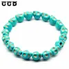 Bracelets porte-bonheur mode lave pour hommes femmes crâne impérial tressage marque macramé brin perles cadeaucharmcharm Lars22