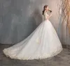 Klänningar andra bröllopsklänningar 2022 klänning från axelhalsen hylsa klänning spets applikation plus storlek enkel mantel de mariee