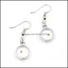 Boucles d'oreilles de lustre en pente