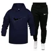 2022 Men's Tracksuit Colorful Jesus Print Hooded Hoodie+Jogging Casual Long Pants Design Man Golf Large Size Daily Streetwear