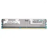 RAMS PC3-8500R DDR3 1066MHz CL7 240PIN ECC REG Memória RAM 1.5V 4RX4 RDIMM para servidor de trabalho de trabalho