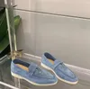 Designer-Loafer für Herren und Damen, luxuriöse Sommer-Charms, Walking-Mokassin, Wildleder, Kalbsleder, flacher Absatz, mandelförmige Zehen, EU 35–46, mit Box, Freizeitschuhe, Hochzeitsschuh