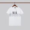 Men's T-Shirts Summer Brand Men Women Short Sleeve T-shirt Letters Printing A1 Mir Fashion Casual Street TopsMen's