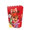 Geschenkwikkeling 6/24 stks draaien Red Theme Party Supplies Candy Boxes Favor Baby Shower Accessoire Kids Girls Boys Birthday DecorationGift