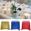 Rectangular Cover Glitter Sequin Cloth Rose Gold Silver Tablecloth for Wedding Party Home Decor MultiColorSizes 220811