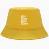 Berety Eat Sleep Rave Powtórz Bob Bucket Hats Summer Mens Panama Kobiet Fisherman Hat Cotton Korean Black Caps Hip Hop Beach Print C4786751