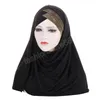 قميص جبين جبين صليب الحجاب المسلمين بريق بريق جاهز لارتداء الحجاب الفوري Tortme Femme Musulman Arabscarf