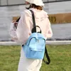 Sırt çantası stili açık şeffaf çantalar gündelik günlük gün çantaları yaz eğlence pvc plajı küçük kadınlar ve kızlar için küçük sırt çantası bolsasbackpack