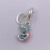 Zmieniający kolor Chameleon Charm 925 Srebrna srebrna biżuteria Pandora Enamel Momenty Kobiety na Boże Narodzenie Fit Forki Krzyki Bransoletki 791676c01 Andy Jewel