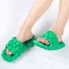 Slipper Women Bubble Slajdes śmieszne masaż kapcie spa letnie buty poduszka miękka eva otwarty palca unisex ulga dla mężczyzn 0729