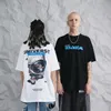 メンズTシャツ生物学的プリントグラフィックTシャツ特大のストリートウェアハラジュクゴシックメンズ服アニメ服半綿Y2Kトップ