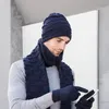 Berets czapki szaliki szaliki Zestaw 3 pCS Zima dzika