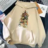 Estúdio gráfico feminino dos anos 90 Ghibli Totoro anime engraçado de desenho animado com capuz feminino Miyazaki Hayao Sweatshirt 220801